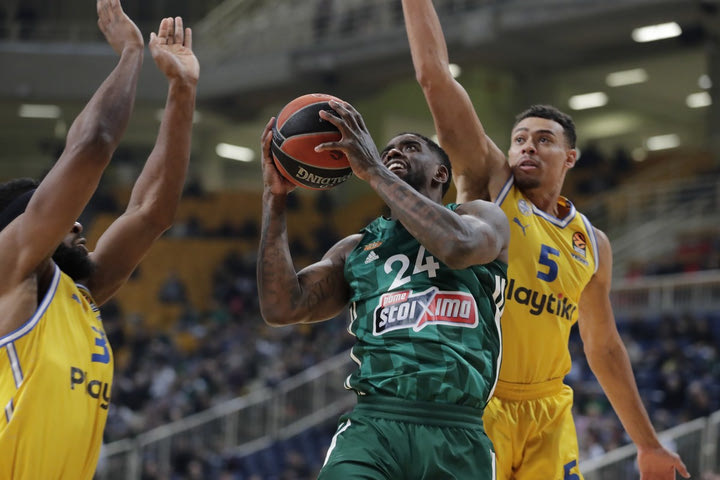 Η βαθμολογία της EuroLeague μετά από τον θρίαμβο του Παναθηναϊκού επί της Μακάμπι