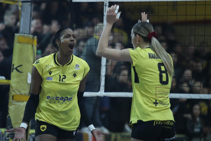 Volley League γυναικών: Η ΑΕΚ επικράτησε 3-0 σετ του ΠΑΟΚ και του σταμάτησε το αήττητο