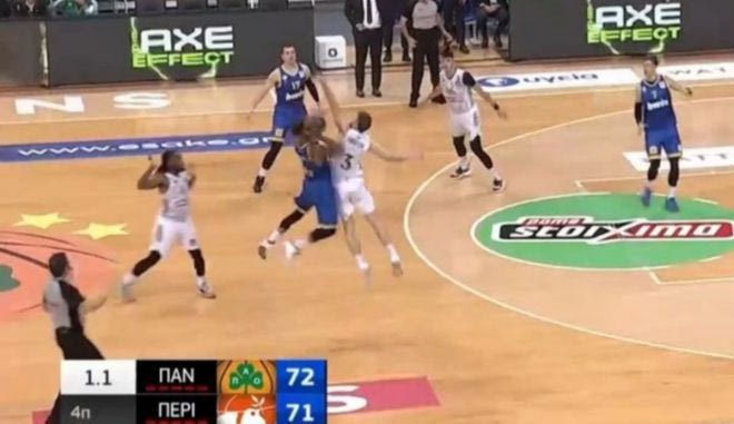 Το άστοχο σουτ του Ντένμον στο φινάλε του Παναθηναϊκός – Περιστέρι