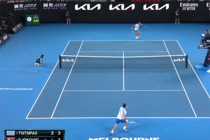 Τσιτσιπάς – Τζόκοβιτς: Το υπέροχο drop shot του Στέφανου που δεν βρήκε απάντηση ο Νόλε