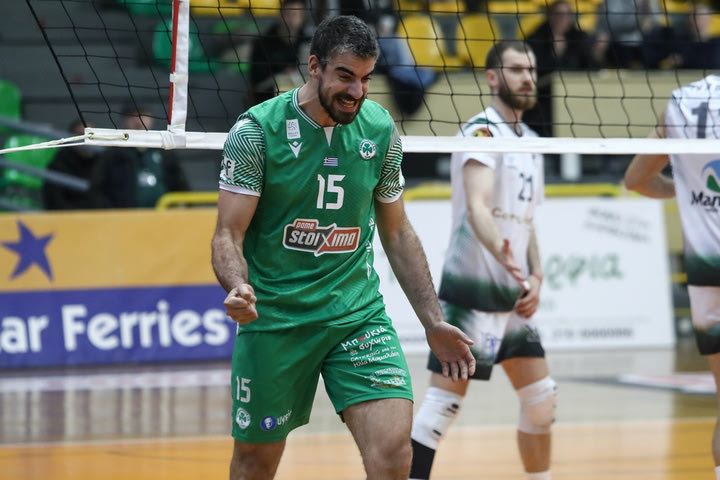 Παναθηναϊκός – Μίλωνας 3-0: Με το ένα πόδι στον τελικό το τριφύλλι