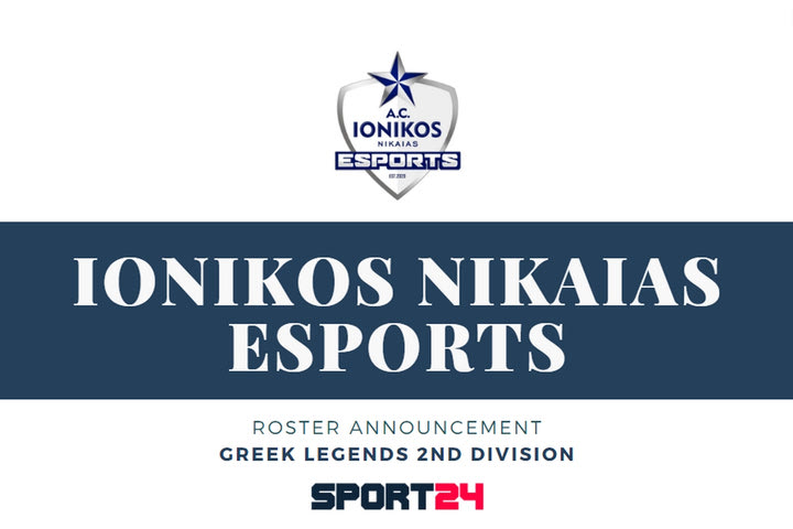 Αυτό είναι το ρόστερ του Ιωνικού esports στο League of Legends