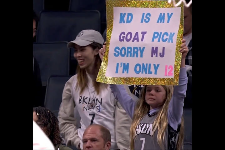 NBA: Η 12χρονη που έχει για GOAT τον Ντουράντ και το αμήχανο χαμόγελο του KD