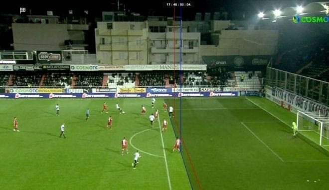 Το ακυρωθέν γκολ του Λάρσον στο 59ο λεπτό