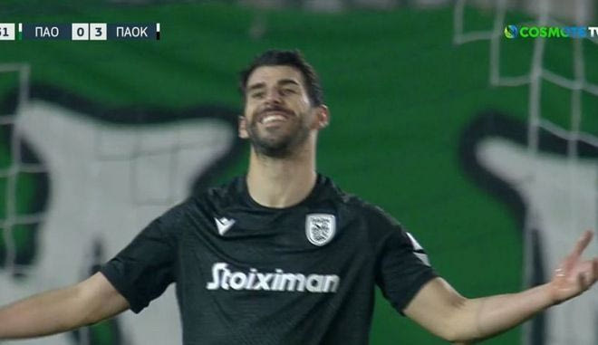 Η κεφαλιά του Ολιβέιρα στο 54′ σταμάτησε στο δοκάρι