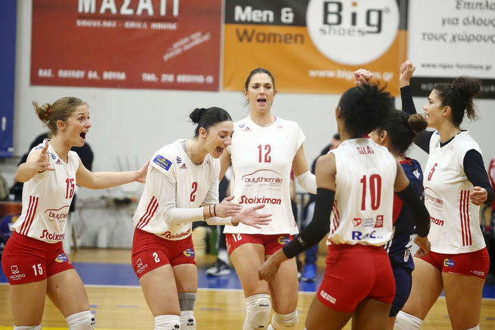 Volley League γυναικών: Ο Ολυμπιακός επιβλήθηκε της Θέτιδας, νίκη και για ΠΑΟΚ, ΑΕΚ, Παναθηναϊκό