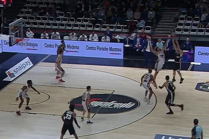 Βίρτους Μπολόνια – Βενέτσια 79-78: Ο Μίλος Τεόντοσιτς έσωσε τους γηπεδούχους με τρίποντο στα 8.6”