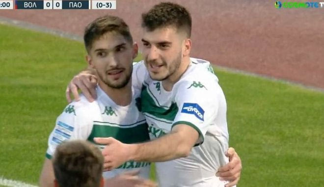 Ο Τσέριν έκανε το Βόλος – Παναθηναϊκός 0-1 μετά από ασίστ του Ιωαννίδη