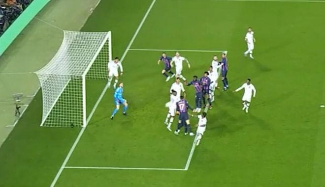 Το 1-0 της Μπαρτσελόνα με κεφαλιά του Μάρκος Αλόνσο