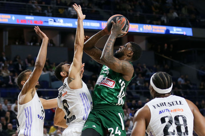 Ρεάλ Μαδρίτης – Παναθηναϊκός 83-68: Ξανά κατώτερος των προσδοκιών