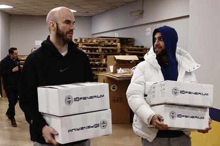 Ο Καλάθης και ο Γουίλμπεκιν βοήθησαν στην συγκομιδή ειδών πρώτης ανάγκης για τους σεισμόπληκτους