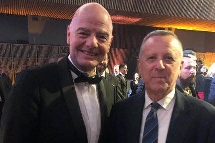 FIFA Best: Παρών στην απονομή των βραβείων ο Μπαλτάκος, συναντήθηκε με τον Ινφαντίνο