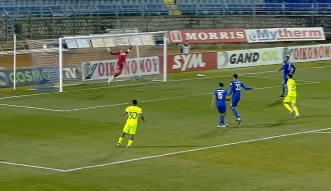 Ο Ντιουσέ έγραψε το 3-0 για τον ΟΦΗ επί της Λαμίας με φανταστικό σουτ