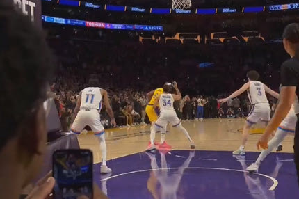 NBA, ΛεΜπρόν Τζέιμς: Οι γιοι του, Μπρόνι και Μπράις, κάθονταν πίσω από το καλάθι που έσπασε το ρεκόρ του Καρίμ και τρελάθηκαν