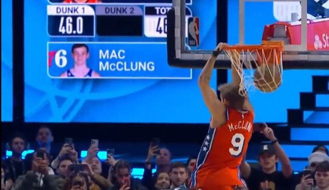 Dunk Contest: Το απίστευτο show του ΜακΚλάνγκ στον τελικό και η αποθέωση