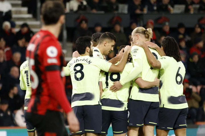 Μπόρνμουθ – Μάντσεστερ Σίτι 1-4: Καταιγιστική στο κυνήγι της Άρσεναλ