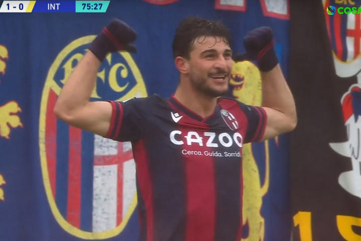 Μπολόνια – Ίντερ 1-0: Ο Ορσολίνι χάρισε τη νίκη και τρεις βαθμούς στη μάχη των “ροσομπλού” για την εξάδα
