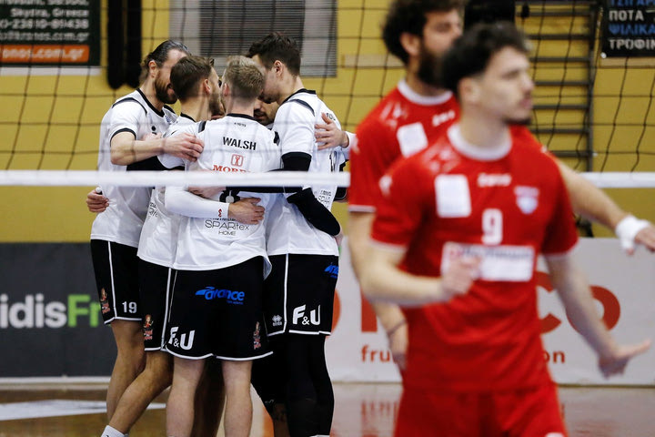 Volley League ανδρών: Άνετα ο ΠΑΟΚ στη Σκύδρα, νίκη και για τον Μίλωνα