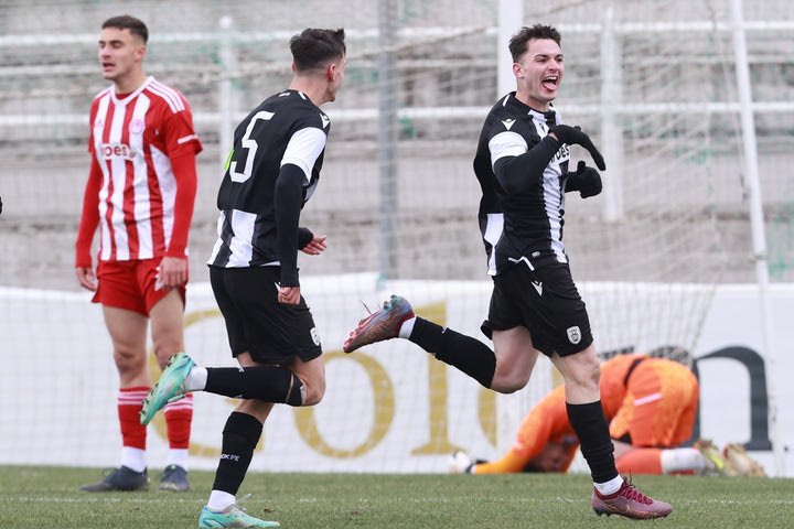 Κ19 ΠΑΟΚ – Ολυμπιακός 2-0: Πήρε το ντέρμπι και αύξησε στους τέσσερις πόντους τη διαφορά από τους Πειραιώτες
