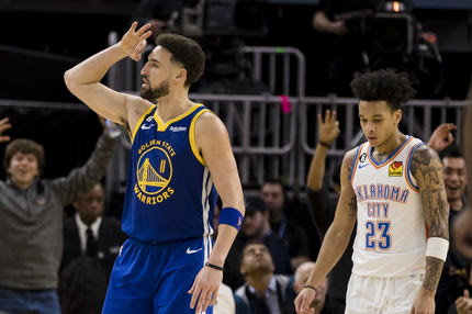 NBA: Μαγικός Κλέι Τόμπσον, πάτησε με 42 πόντους και 12 τρίποντα τους Θάντερ, νίκη με 141-114 των Γουόριορς