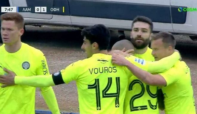 Το 1-0 του ΟΦΗ με τον Τοράλ στο 8′