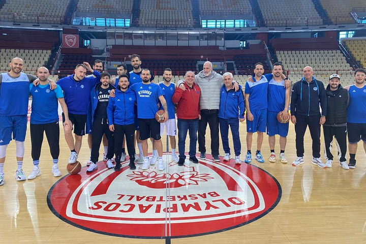 Η Μύκονος προπονήθηκε στο ΣΕΦ κι ευχαρίστησε τον Ολυμπιακό