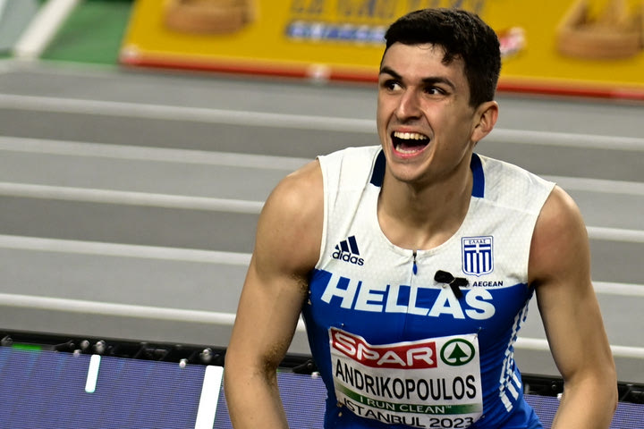 Ευρωπαϊκό κλειστού στίβου: Ο απίθανος Ανδρικόπουλος κατέκτησε το ασημένιο μετάλλιο στο τριπλούν