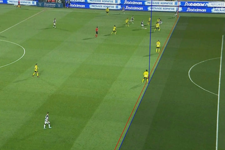 Άρης – ΠΑΟΚ: Το VAR μέτρησε το γκολ του Ζίβκοβιτς στο 73′ το οποίο αρχικά ακυρώθηκε ως οφσάιντ