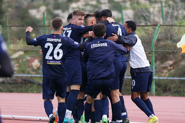 Επισκοπή – ΑΕΚ Β’ 1-0: Ανάσα για τους Κρητικούς με σκόρερ τον Κούτσια