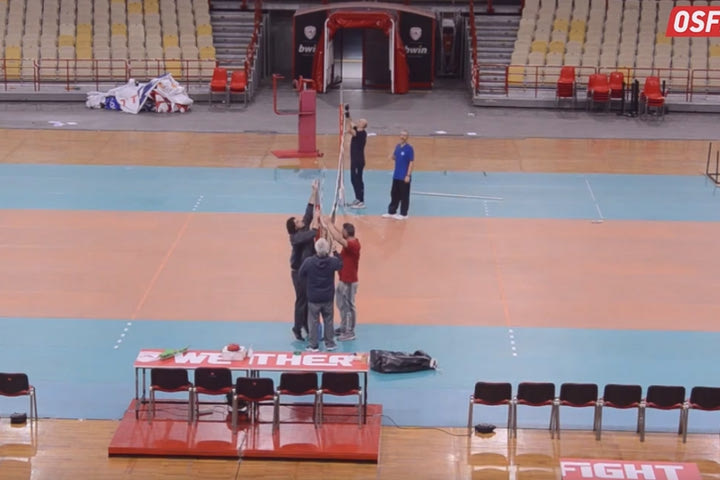 Ολυμπιακός βόλεϊ: Το video με τη μεταμόρφωση του ΣΕΦ ενόψει του τελικού με την Μακάμπι