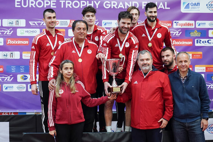Πινγκ πονγκ: Ο Ολυμπιακός κατέκτησε το Europe Trophy