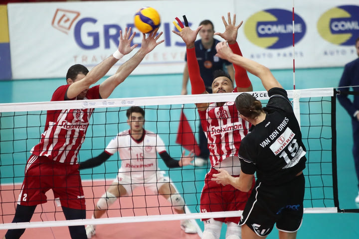 Volley League ανδρών: Ολυμπιακός – ΠΑΟΚ πράξη τρίτη για το προβάδισμα στους τελικούς