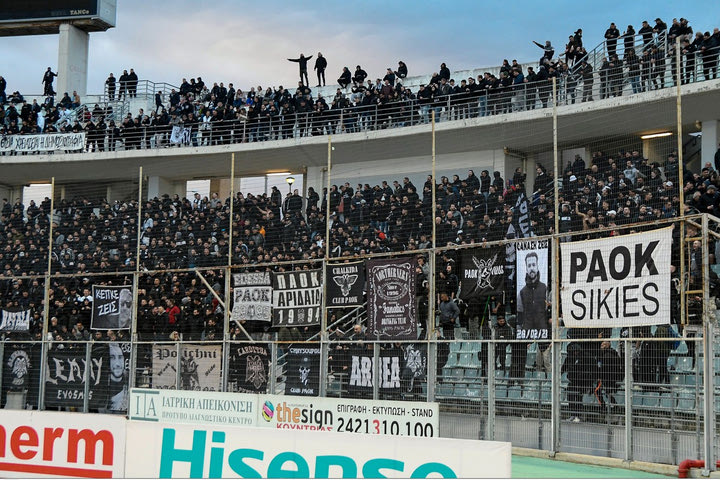 Βόλος – ΠΑΟΚ: Δυναμικό “παρών” από τους φίλους του Δικεφάλου στις εξέδρες του Πανθεσσαλικού