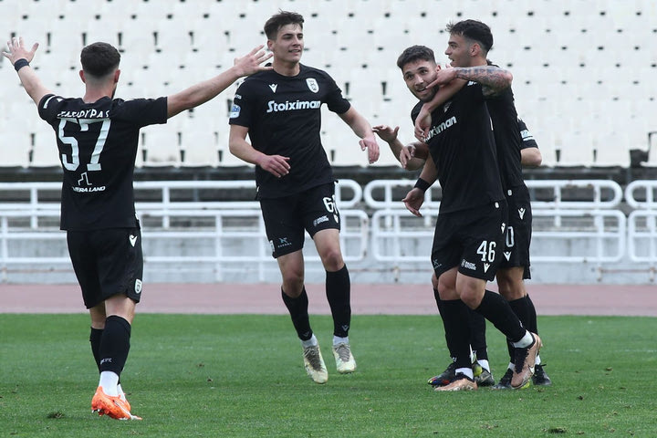 Παναθηναϊκός Β’ – ΠΑΟΚ Β’ 1-4: Τεσσάρα στο ΟΑΚΑ ο δικέφαλος επί του τριφυλλιού