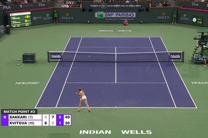 Σάκκαρη: Ο πόντος που έστειλε τη Μαρία στα ημιτελικά του Indian Wells