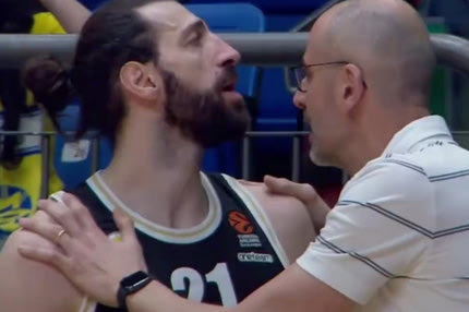 Βίρτους Μπολόνια: Ένταση του Τόρνικε Σενγκέλια με τους οπαδούς της Μακάμπι