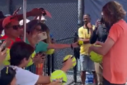 Τσιτσιπάς: Ουρές για ένα αυτόγραφο από τον Στέφανο