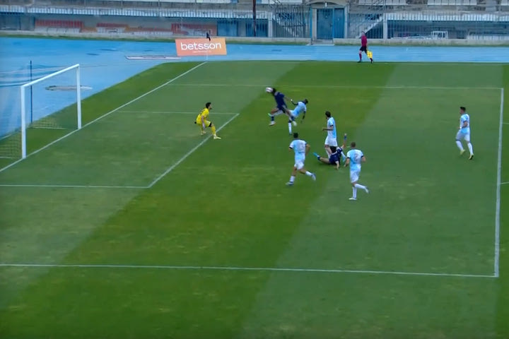 Athens Kallithea – Κηφισιά: Η κεφαλιά του Ντεμέτριους στο 90+3′ που χάρισε την ισοπαλία στους γηπεδούχους
