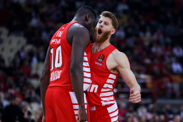 Η βαθμολογία της EuroLeague με τον Ολυμπιακό και μαθηματικά πρώτο