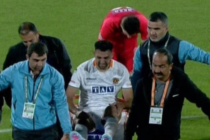 Ο Χασάν σκόραρε με την Αλάνιασπορ, αλλά τραυματίστηκε και αποχώρησε με δάκρυα στα μάτια