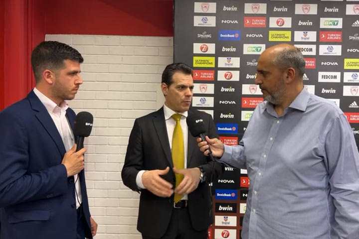 Ο Δημήτρης Ιτούδης στο SPORT24: “Σημαδέψαμε τις μικρές αδυναμίες του Ολυμπιακού, ο Γκούντουριτς πήγε σε άλλο επίπεδο το παιχνίδι μας”