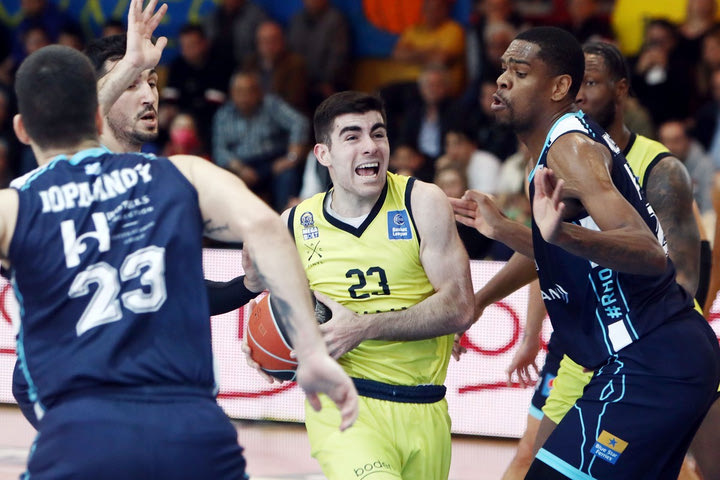 Λαύριο – Κολοσσός 83-97: Διπλό και έβδομη θέση για τους θαλασσί