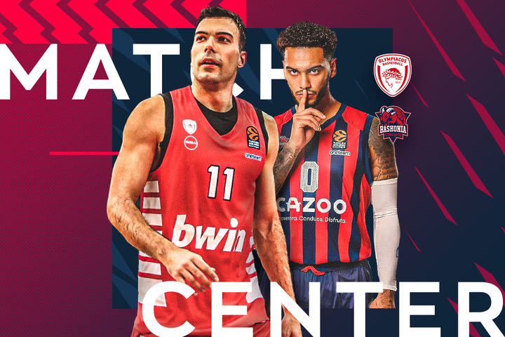LIVE: Ολυμπιακός – Μπασκόνια