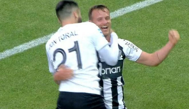 Ο Τοράλ με πλασέ έκανε το 3-1 για τον ΟΦΗ κόντρα στη Λαμία