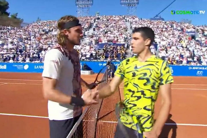 Τα highlights από τον τελικό του Barcelona Open ανάμεσα σε Τσιτσιπά και Αλκαράθ