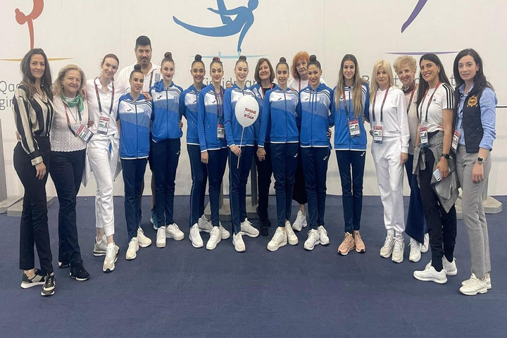 Ρυθμική γυμναστική: Έκτη στην Ευρώπη η Παναγιώτα Λύτρα στις κορύνες, έβδομη η Εθνική ανσαμπλ