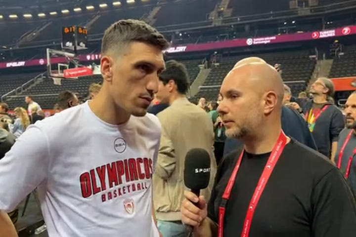 Final Four 2023, Ο Γιαννούλης Λαρεντζάκης στο SPORT24: “Ο Σάσα Βεζένκοβ θα μας κάνει το τραπέζι για το MVP, δεν το συζητάμε”