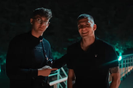 Ο Ανδρέας Ντόη πήγε στα γενέθλια του τράπερ Τραννού