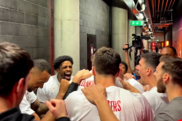 Final Four 2023, Ολυμπιακός – Ρεάλ Μαδρίτης: Ο Σάσα Βεζένκοβ έδωσε τον τόνο για τα… πεινασμένα σκυλιά έξω από τα αποδυτήρια