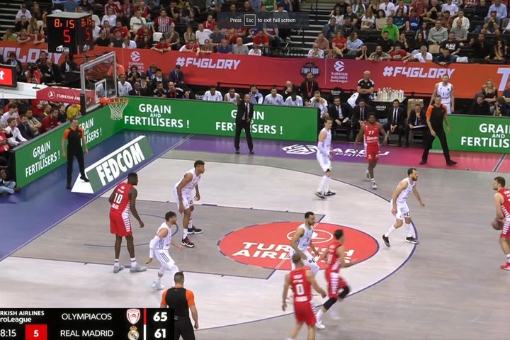 Final Four 2023, Ολυμπιακός – Ρεάλ Μαδρίτης: Ο Βεζένκοβ το έβαλε από τα εννιά μέτρα και πανηγύρισε έξαλλα